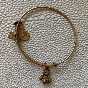 Gold Bear Alex and Ani Bangle